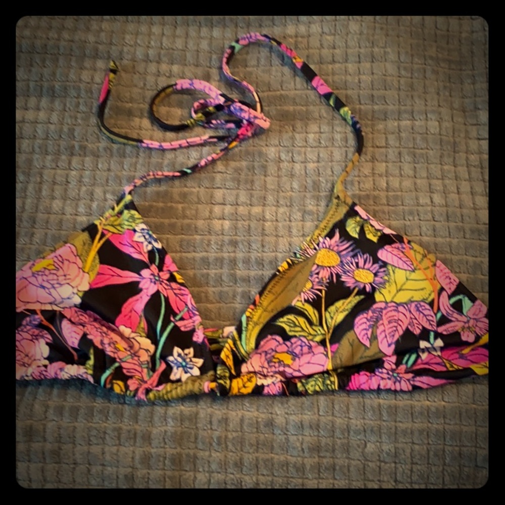 MultiColor Tropical Bikini Top